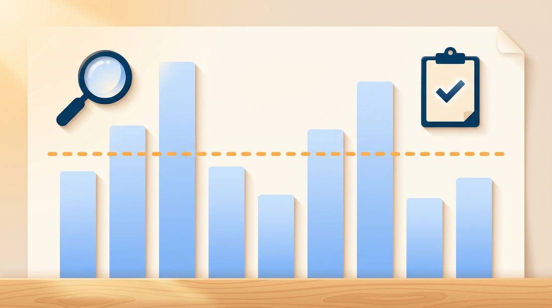 Illustrated bar chart with a horizontal reference line at the Health Canada radon guideline, showing some bars above and below the line