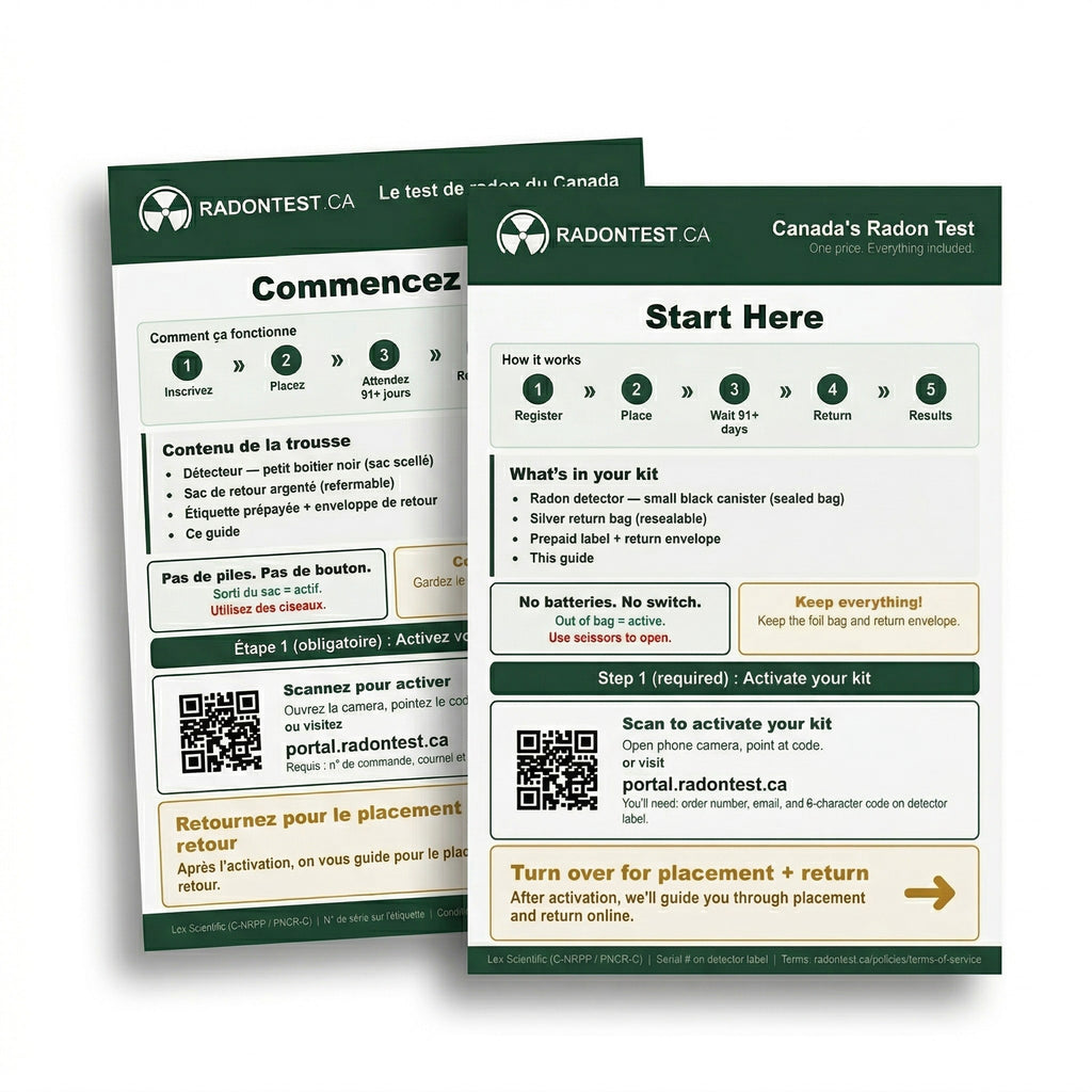 Radon Test Kit