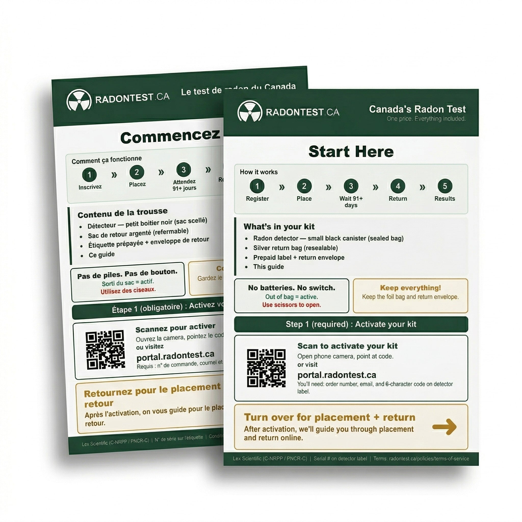 Radon Test Kit